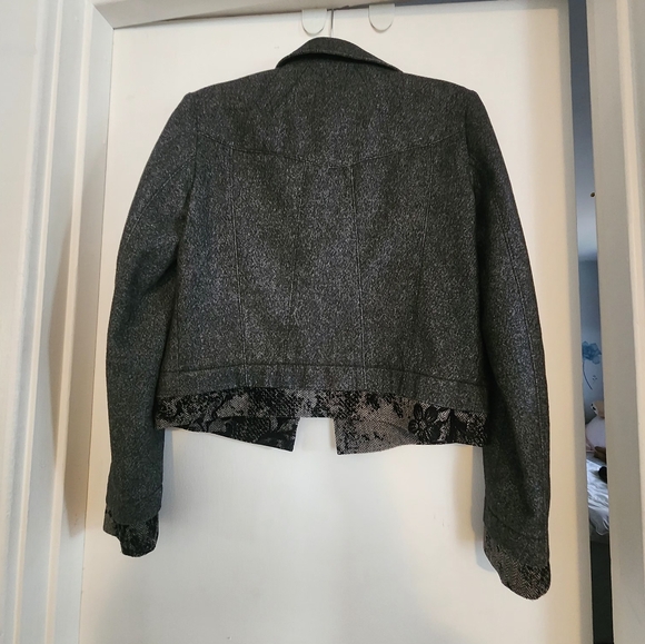 Small bomber wool coat - Picture 3 of 4